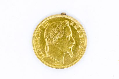 Pièce de 50 francs or 1863/A anciennement...