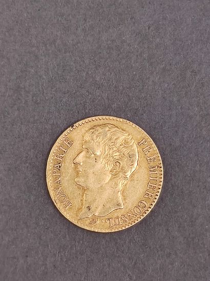 PIECE de 40 francs Napoléon Bonaparte, Premier...