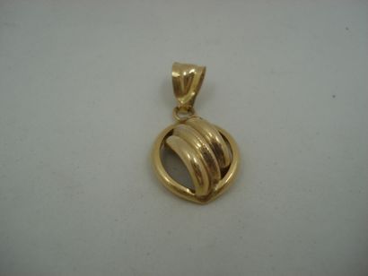 null 1 Pendentif Or 14kt 1,09 g