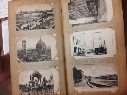 null Album de cartes postales anciennes, diverses ( plus de 500)