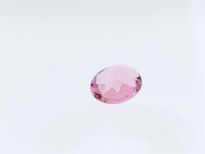 null TOURMALINE pink VS , ovale , Mozambique , 0,87 carats Dim : 6,8 x 5,5