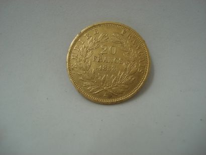 null 1 Pièce Or 900/oo 6,37 g 20 francs 1853