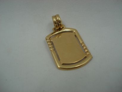 null 1 Pendentif Or 18kt 2,37 g