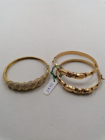 1 Bracelet Gold and stones 18kt 25,03 g 2...
