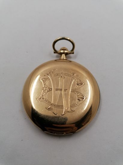 1 Pocket watch 14kt gold PB:69,70 g as is...