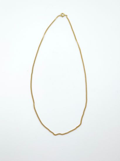 null CHAIN in yellow gold 750 
weight : 4,75 g