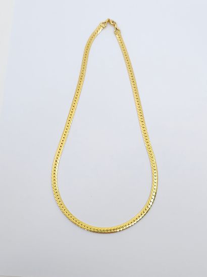 null NECKLACE in yellow gold 750 
weight : 17,33 g