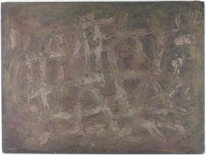 null Israël PALDI (1892-1979).
Composition abstraite
Huile sur toile, signée en bas...