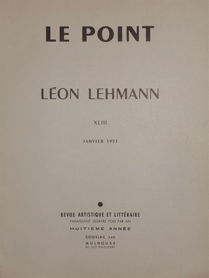 null Léon LEHMANN (1873-1953).
Nature morte
Huile sur toile, signée en bas vers le...