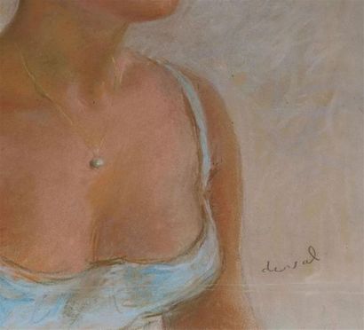 null Pierre DEVAL (1897-1993).
Portrait de jeune fille
Pastel, signé en bas à droite.
Haut....