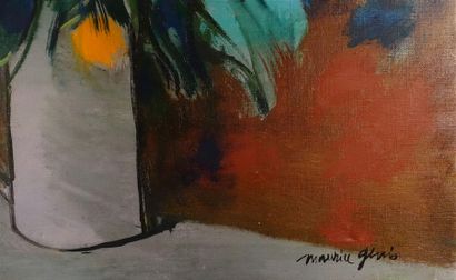null Maurice GENIS (Saigon 1925-Lacanau 2013).
Bouquet jaune
Huile sur toile, signée...