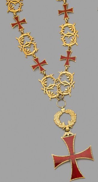 null ORDRE DE L'INFANT DOM HENRIQUE, fondé en 1960.
Collier de grand-croix avec collier...