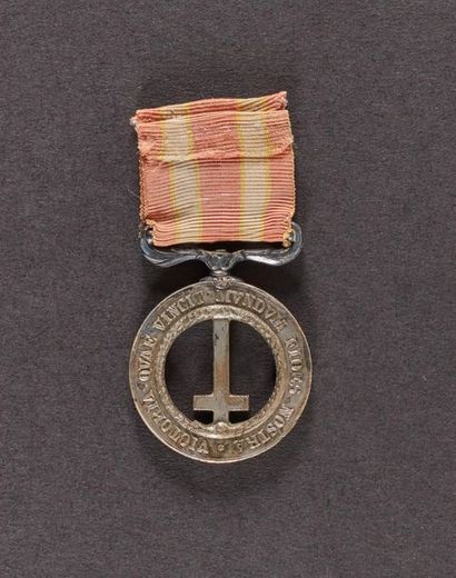 null Médaille « PRO PETRI SEDE » dite de Castelfidardo, 1860, modèle pour la troupe...
