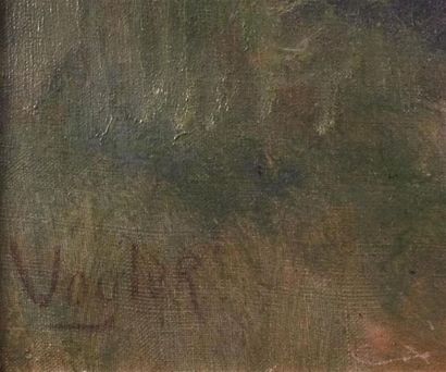 null Paul VOGLER (1852-1904).
Sous-bois.
Huile sur toile, signée en bas à gauche.
Haut....