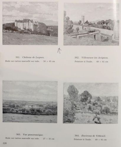 null Abel LAUVRAY (1870-1950).
Le Château de Luynes.
Huile sur carton marouflé sur...