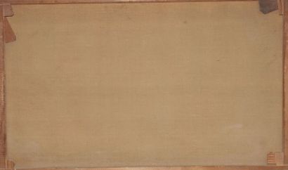  Alexander KOESTER (1864-1932). Canards blancs. Huile sur toile, signée en bas, au...