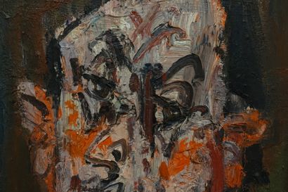 null GEN PAUL (1885-1975). 
 Portrait of a man.
Oil on isorel panel, signed lower...