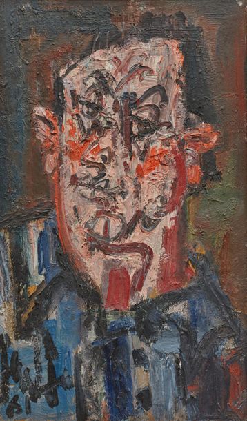 GEN PAUL (1885-1975). 
 Portrait of a man.
Oil...