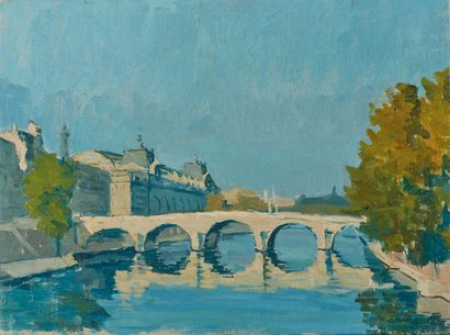 Tony MINARTZ (1870-1944). 
 Paris, le Pont...