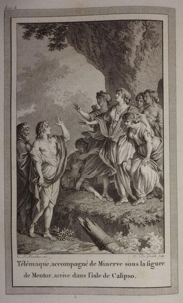 null FÉNELON. Les Aventures de Télémaque, fils d'Ulysse. Paris, 1790, in-8, 2 volumes.
Figures...