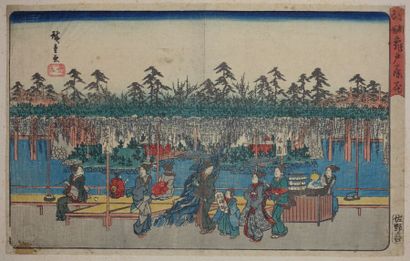 null Utagawa Hiroshige (1797-1858).
Oban yoko-e de la série " Toto meisho ", Les...