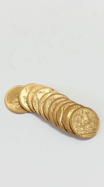 null Onze pièces de 20 FF en or.
Poids : 87,9 g.
# 

Frais acheteurs réduits à 10%...