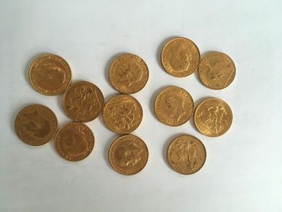 null Douze pièces de 20 FF en or.
Poids : 92,8 g.
# 

Frais acheteurs réduits à 10%...