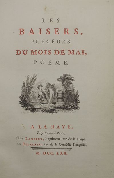 null DORAT Claude-Joseph. Les Baisers, preceded by Le Mois de Mai, poem. The Hague...