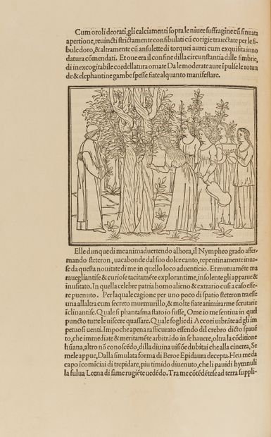 null COLONNA Francesco. Hypnerotomachia Poliphili. Venise, Alde Manuce, décembre...