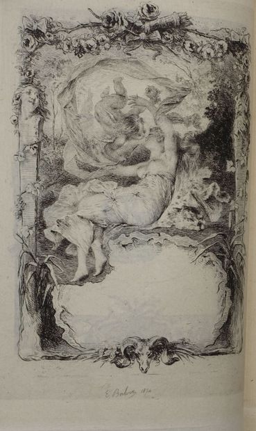 null GONCOURT Edmond et Jules de. L'amour au XVIIIe siècle. Paris, E. Dentu, 1875...