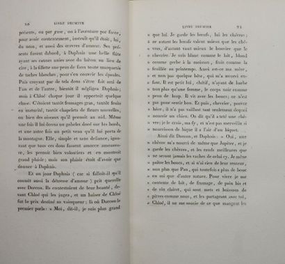 null LONGUS. Daphnis et Chloé. Traduction complète d'après le manuscrit de l'Ab[b]aye...