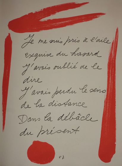 null REVERDY Pierre. Le Chant des Morts. Poème. Lithographies originales de Pablo...