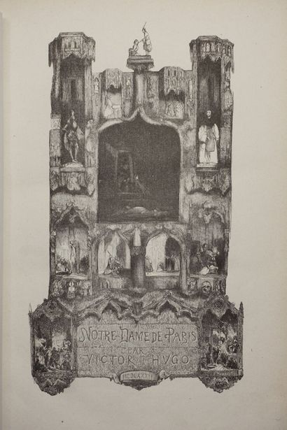 null HUGO Victor. Notre-Dame de Paris. Nouvelle édition illustrée. Paris, E. Hugues,...