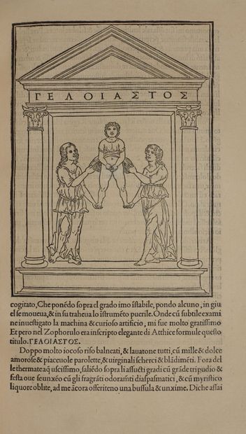  COLONNA Francesco. Hypnerotomachia Poliphili. Venice, Aldus Manutius, December 1499;...