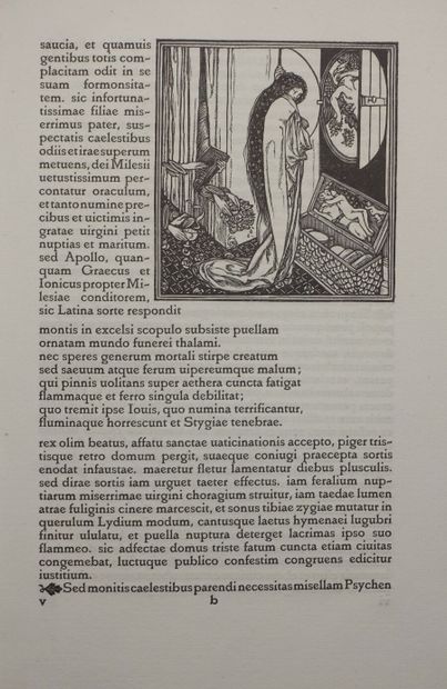 null CUPIDINIS ET PSYCHES (DE) AMORIBUS. Fabula anilis. [Londres, Hacon & Ricketts,1901]...