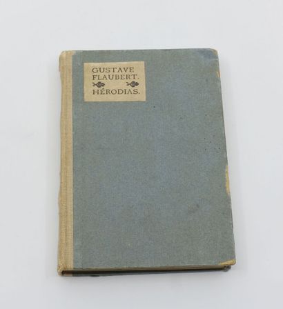 null FLAUBERT Gustave. Hérodias. Londres, Hacon & Ricketts 1901 ; petit in-8, cartonnage...