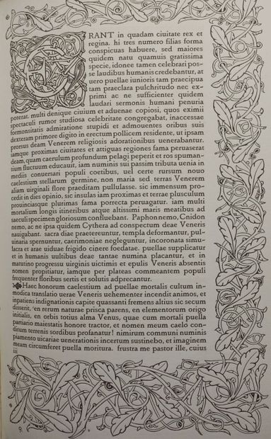 null CUPIDINIS ET PSYCHES (DE) AMORIBUS. Fabula anilis. [Londres, Hacon & Ricketts,1901]...