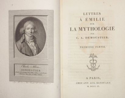 null DEMOUSTIER Charles-Albert. Lettres à Émilie sur la mythologie. Paris, Ant. -Aug....