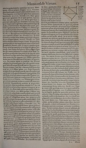 null PLATON. Opera omnia Marsilio Ficino interprete. Lyon, Antoine Vincent, 1567...