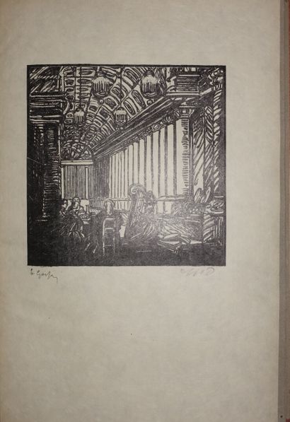 null CAZOTTE Jacques. Le Diable amoureux. Paris, Bernard Grasset, 1921 ; petit in-4,...