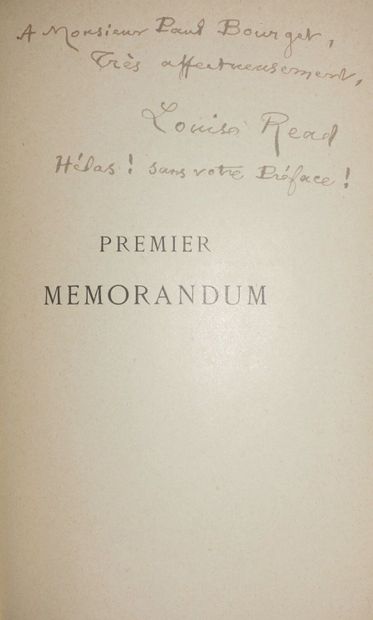 null BARBEY D'AUREVILLY Jules. Premier mémorandum. 1836-1838. Paris, A. Lemerre,...