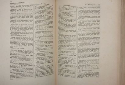 null BARBIER Antoine-Alexandre. Dictionnaire des ouvrages anonymes. Troisième édition,...