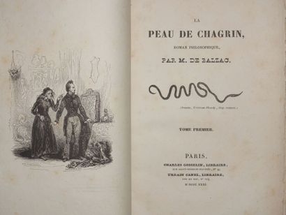 null BALZAC Honoré de. La Peau de Chagrin. Roman philosophique. Paris, Ch. Gosselin...