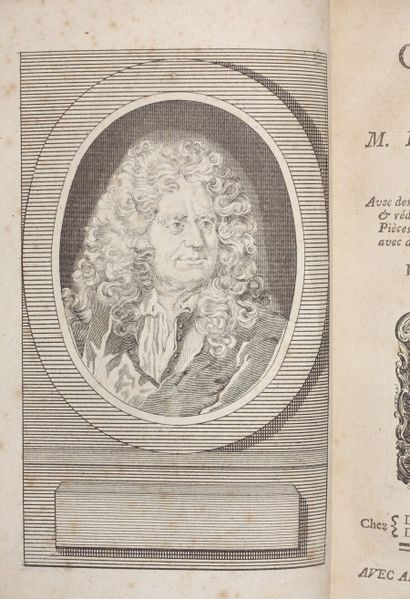 null BOILEAU Nicolas. OEuvres. Paris, David ; Durand, 1747, 5 vol. in-8, reliures...