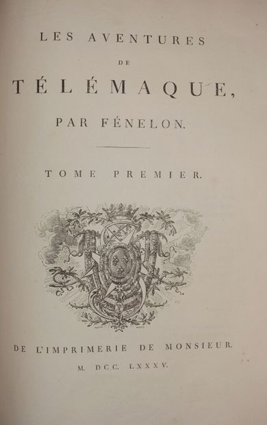 null FÉNELON François de Salignac de La Mothe-. Les Aventures de Télémaque, Paris,...