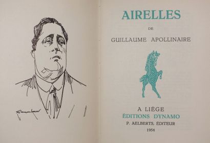 null APOLLINAIRE Guillaume. Airelles. Liège, Éditions Dynamo, P. Aelberts, 1954 ;...