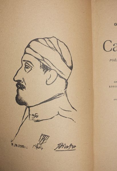 null APOLLINAIRE Guillaume. Calligrammes. Poèmes de la Paix et de la Guerre. 1913-1916....