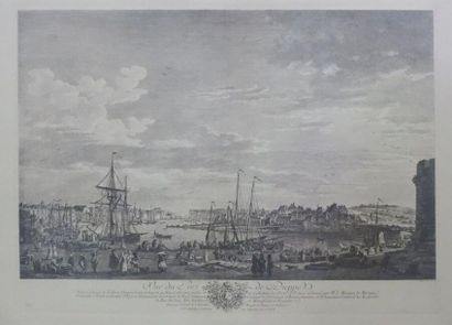 null Reproductions of the Ports of France: large formats.
- Bordeaux (67.5 x 91 cm...