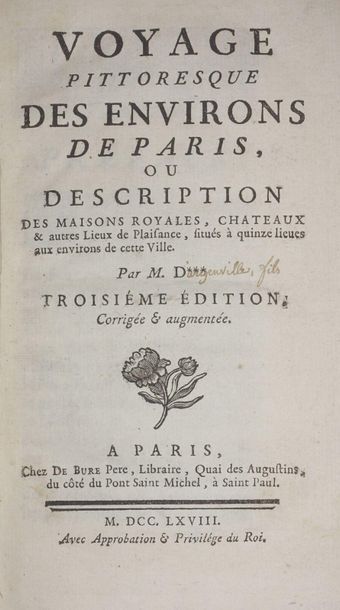 null DARGENVILLE. Picturesque trip around Paris or description of the royal houses,...