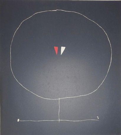 null Thomas GLEB (1912-1991).
Compositions abstraites.
Ensemble de lithographies...